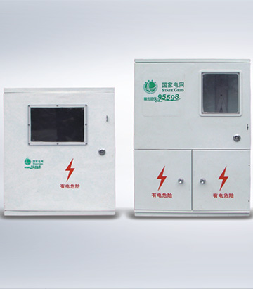 三相动力箱上部分能安装各种规格的三相机械表、电子表及插卡式电子表。下部分安装三相四线接线盒、小型总开关，左右开门．方便管理和用户操作。安装方式：杆上悬挂式、嵌入…